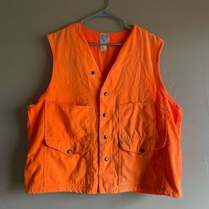 filson orange vest